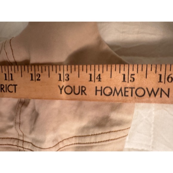 Princess Polly XX Beige Top Sleeveless Size 8 Square Neck Corset Detail Size 12‎ - Picture 5 of 7